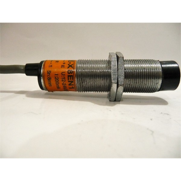 Inductive Proximity Sensor, E2E-X8EN1, Omron, Made in Japan